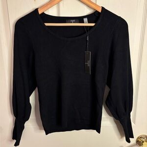 Tahari Classic Black Knit Top